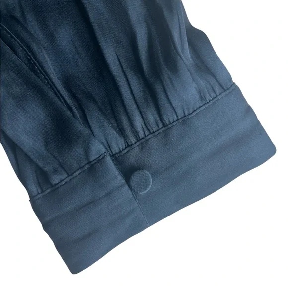 PAIGE Sevilla Long Sleeve Bodysuit in Navy Size Medium - Picture 5 of 9